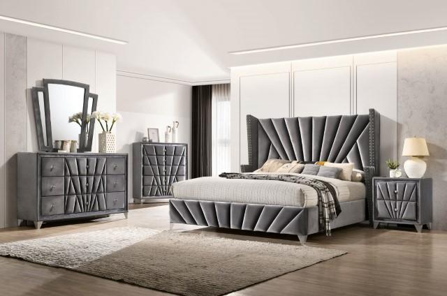 CARISSA E.King Bed - U&U Home Budget Furniture (Carteret, NJ)