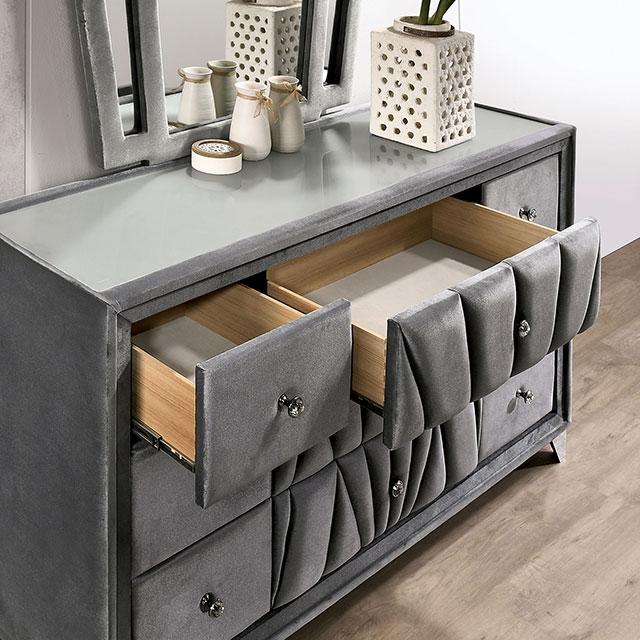 CARISSA E.King Bed - U&U Home Budget Furniture (Carteret, NJ)