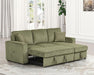 Yves Sectional Green - U&U Home Budget Furniture (Carteret, NJ)