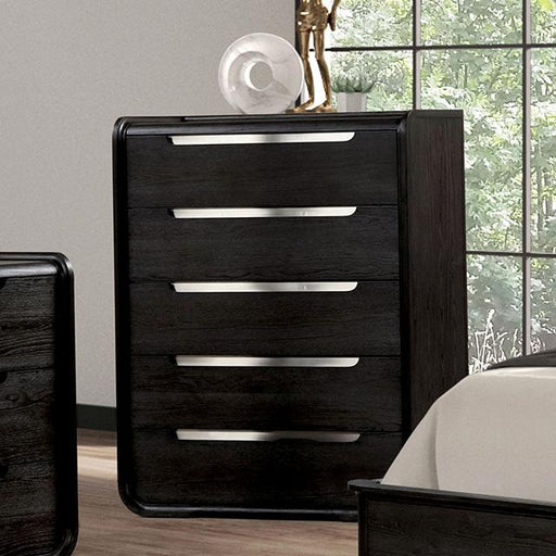 Osterley Chest Black - U&U Home Budget Furniture (Carteret, NJ)