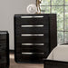 Osterley Chest Black - U&U Home Budget Furniture (Carteret, NJ)
