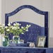 Alzire Black & Blue Mirror - U&U Home Budget Furniture (Carteret, NJ)