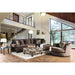 Bonaventura Brown Swivel Chair - U&U Home Budget Furniture (Carteret, NJ)