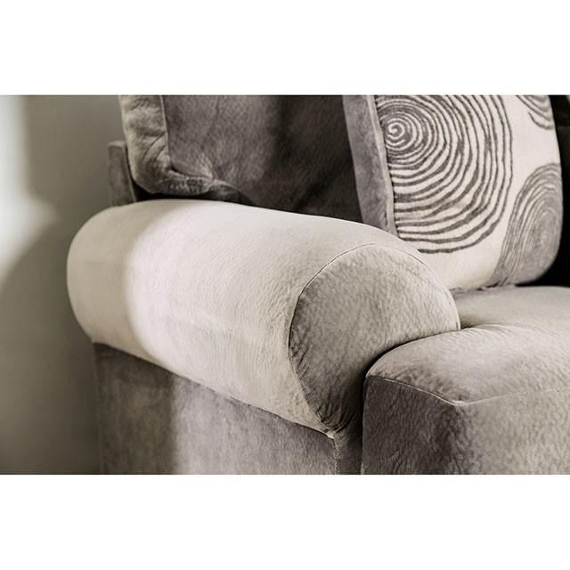 Bonaventura Gray Sectional - U&U Home Budget Furniture (Carteret, NJ)
