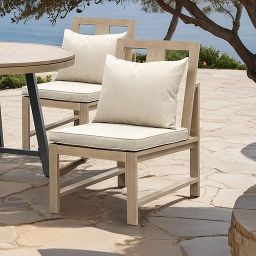 Bordeaux Armless Chair (2/CTN) - U&U Home Budget Furniture (Carteret, NJ)