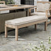 Bordeaux Bench - U&U Home Budget Furniture (Carteret, NJ)