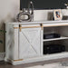 BORREGO TV Stand, Antique White - U&U Home Budget Furniture (Carteret, NJ)