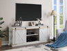 BORREGO TV Stand, Antique White - U&U Home Budget Furniture (Carteret, NJ)