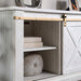 BORREGO TV Stand, Antique White - U&U Home Budget Furniture (Carteret, NJ)