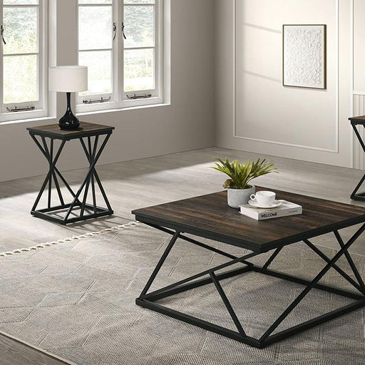 Borup 3 Pc. Table Set Brown - U&U Home Budget Furniture (Carteret, NJ)