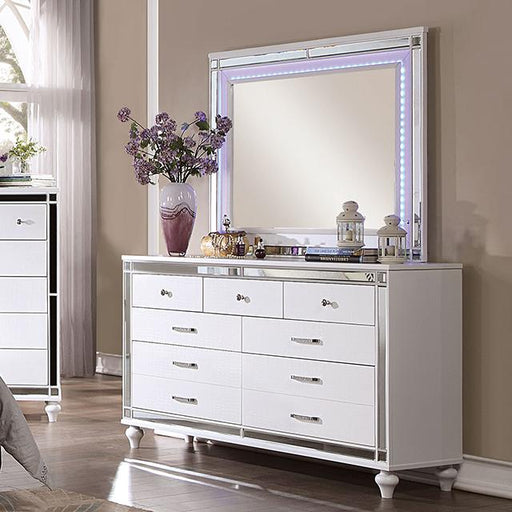 BRACHIUM Dresser, White - U&U Home Budget Furniture (Carteret, NJ)