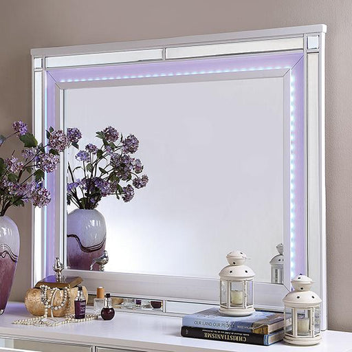 BRACHIUM Mirror, White - U&U Home Budget Furniture (Carteret, NJ)