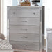 Brachium Silver Chest - U&U Home Budget Furniture (Carteret, NJ)