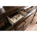 Brandt Brown Cherry Dresser - U&U Home Budget Furniture (Carteret, NJ)