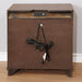 Brandt Brown Cherry Night Stand - U&U Home Budget Furniture (Carteret, NJ)