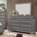 Brandt Gray Dresser - U&U Home Budget Furniture (Carteret, NJ)