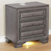 Brandt Gray Night Stand - U&U Home Budget Furniture (Carteret, NJ)