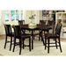 BRENT II Dark Cherry/Espresso Counter Ht. Chair (2/CTN) - U&U Home Budget Furniture (Carteret, NJ)