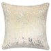 Bria Light Beige 20" X 20" Pillow, Ecru - U&U Home Budget Furniture (Carteret, NJ)