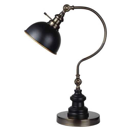 Briar Antique Gold Table Lamp - U&U Home Budget Furniture (Carteret, NJ)