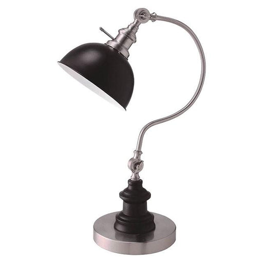 Briar Stain Nickel Table Lamp - U&U Home Budget Furniture (Carteret, NJ)