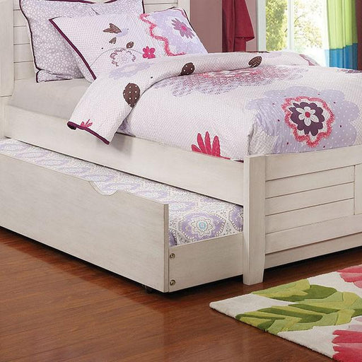 BROGAN Antique White Trundle/Drawers - U&U Home Budget Furniture (Carteret, NJ)