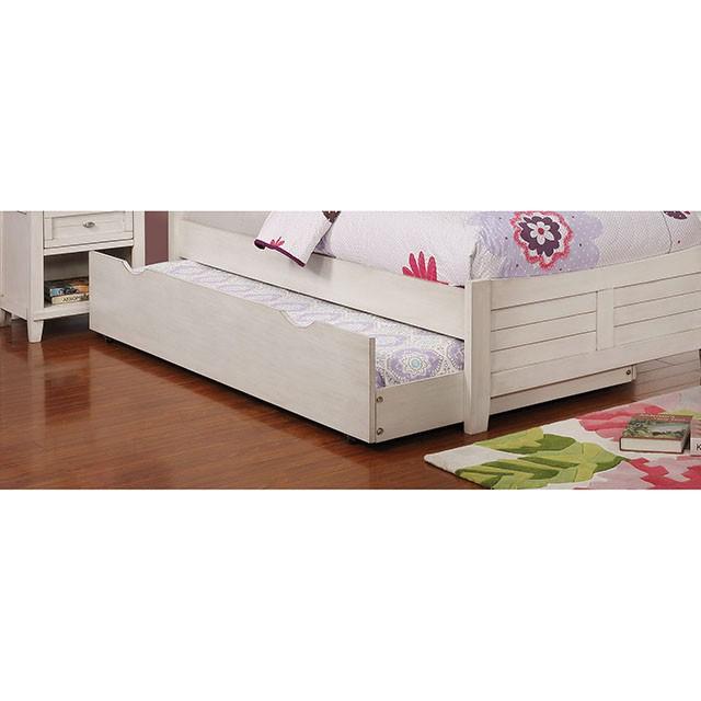 BROGAN Antique White Trundle/Drawers - U&U Home Budget Furniture (Carteret, NJ)