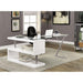 BRONWEN White Desk - U&U Home Budget Furniture (Carteret, NJ)