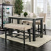 Brule 5 Pc Counter Ht Table Set - U&U Home Budget Furniture (Carteret, NJ)