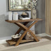 Bryanna Antique Light Oak Sofa Table - U&U Home Budget Furniture (Carteret, NJ)