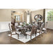 ARCADIA Rustic Natural Tone Mirror, Oval - U&U Home Budget Furniture (Carteret, NJ)