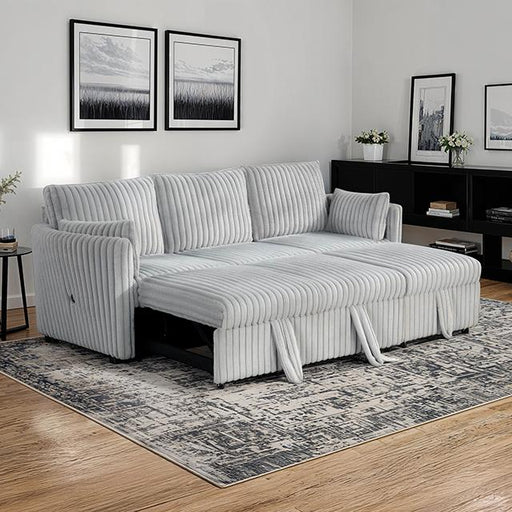 Denholme Sectional w/ Pull Out - U&U Home Budget Furniture (Carteret, NJ)