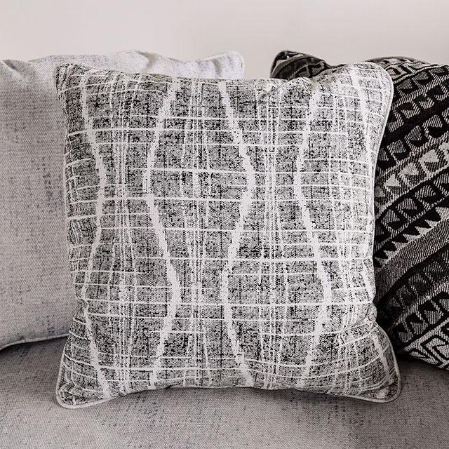 EIMEAR Swivel Chair, Off-white/Black - U&U Home Budget Furniture (Carteret, NJ)