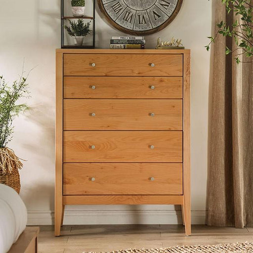 Willamette 5-Drawer Chest - U&U Home Budget Furniture (Carteret, NJ)