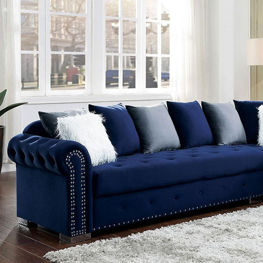 WILMINGTON Sectional, Blue - U&U Home Budget Furniture (Carteret, NJ)