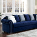 WILMINGTON Sectional, Blue - U&U Home Budget Furniture (Carteret, NJ)