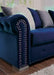 WILMINGTON Sectional, Blue - U&U Home Budget Furniture (Carteret, NJ)