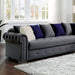 WILMINGTON Sectional, Gray - U&U Home Budget Furniture (Carteret, NJ)