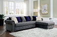 WILMINGTON Sectional, Gray - U&U Home Budget Furniture (Carteret, NJ)