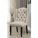 Wingback Chair, Beige (2/CTN) - U&U Home Budget Furniture (Carteret, NJ)