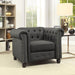Winifred Gray Chair - U&U Home Budget Furniture (Carteret, NJ)