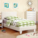 Winn Park Bed Espresso, Velvet, & White - U&U Home Budget Furniture (Carteret, NJ)