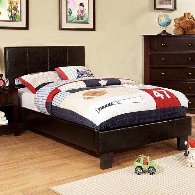 Winn Park Cal.King, E.King, Twin, & Full Bed Chrome, Gray, Brown, & Chrome - U&U Home Budget Furniture (Carteret, NJ)