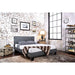 Winn Park Cal.King, E.King, Twin, & Full Bed Chrome, Gray, Brown, & Chrome - U&U Home Budget Furniture (Carteret, NJ)