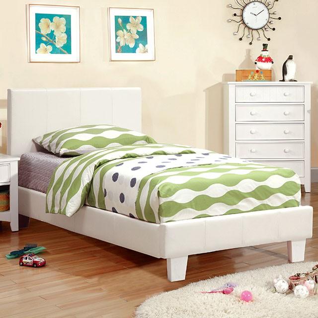 Winn Park Cal.King, E.King, Twin, & Full Bed Chrome, Gray, Brown, & Chrome - U&U Home Budget Furniture (Carteret, NJ)