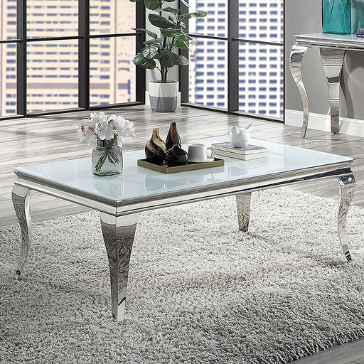 WETZIKON Coffee Table, White - U&U Home Budget Furniture (Carteret, NJ)