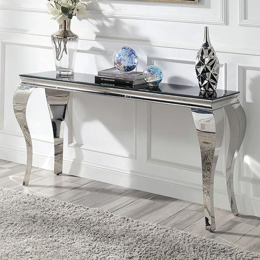 WETZIKON Sofa Table, Black - U&U Home Budget Furniture (Carteret, NJ)