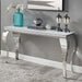 WETZIKON Sofa Table, White - U&U Home Budget Furniture (Carteret, NJ)