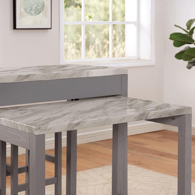 WHITEHALL Counter Ht. Table - U&U Home Budget Furniture (Carteret, NJ)