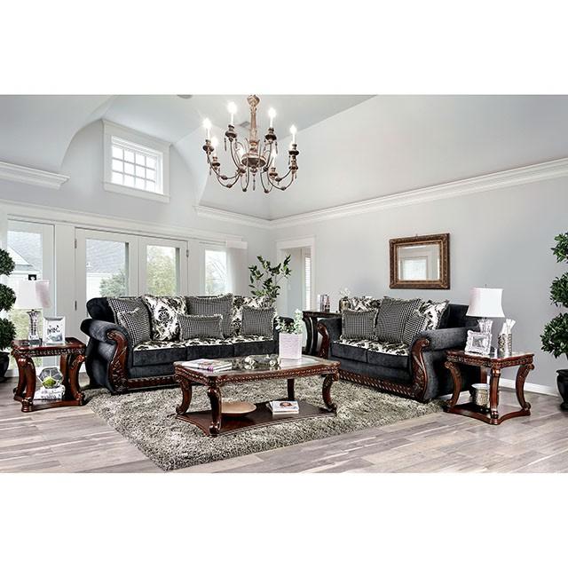 Whitland Gray Sofa - U&U Home Budget Furniture (Carteret, NJ)